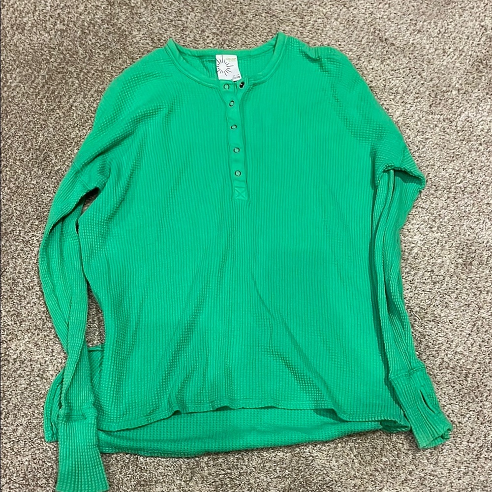 Green Long Sleeve Shirt